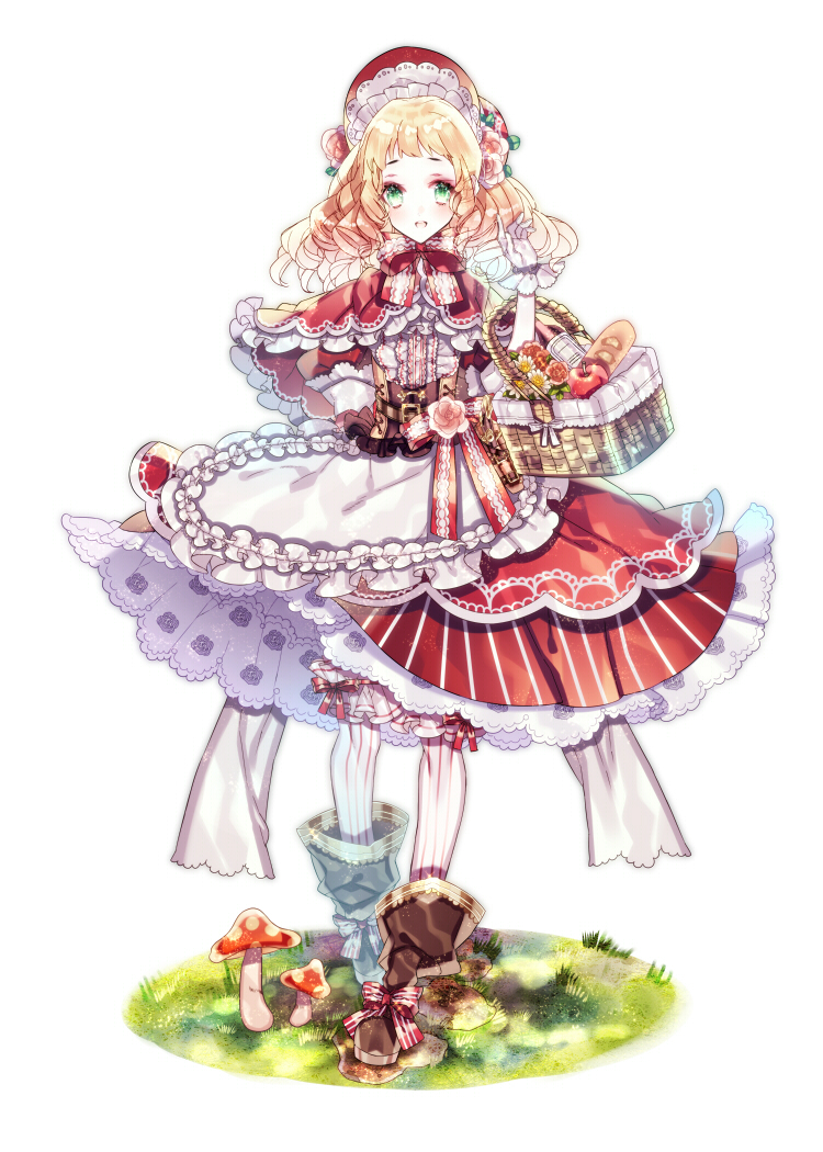 little red riding hood (original and 1 more) drawn by kazenagi_hikari