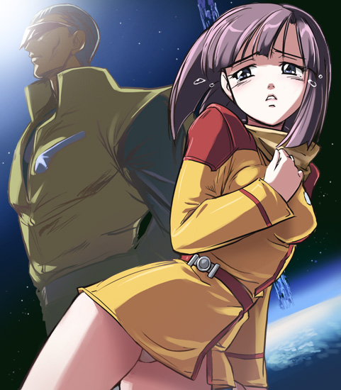 miletta lelouch and heinrich van freeman (tekkaman blade) drawn by haruyama_kazunori