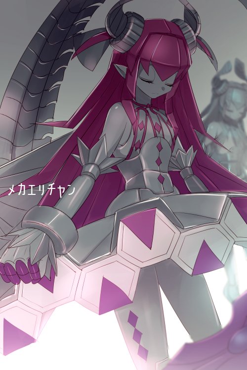 elizabeth bathory, mecha eli-chan, and mecha eli-chan mk.ii (fate and 1 more) drawn by echo_(circa)