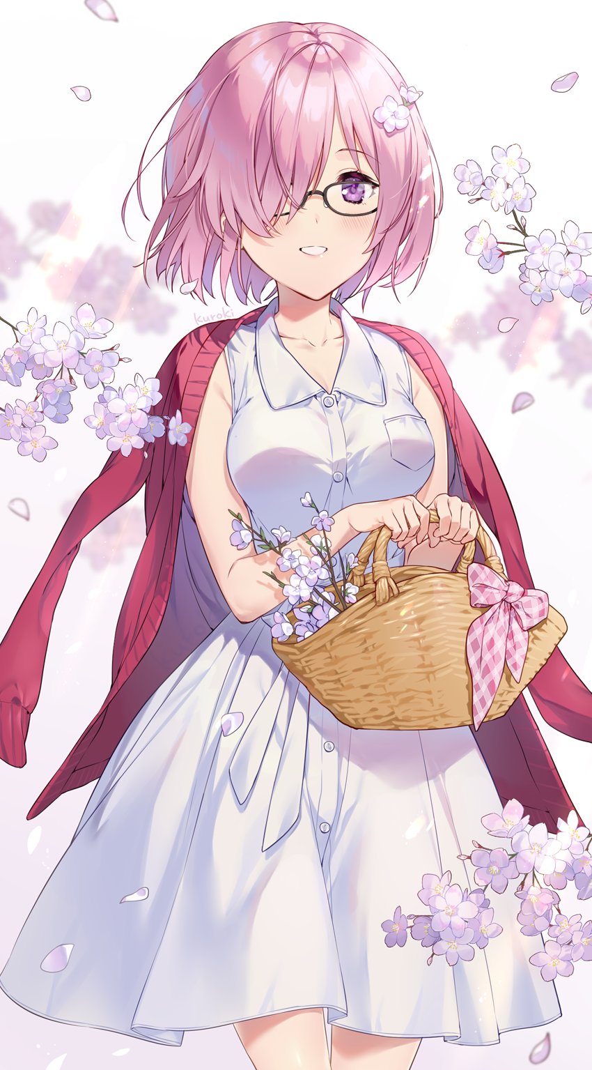 mash kyrielight (fate and 1 more) drawn by kuroki_(ma-na-tu)