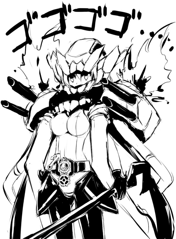 wo-class aircraft carrier (kantai collection and 1 more) drawn by akaza