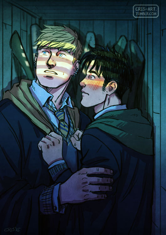 wiccan and hulkling (marvel and 2 more) drawn by cris_art