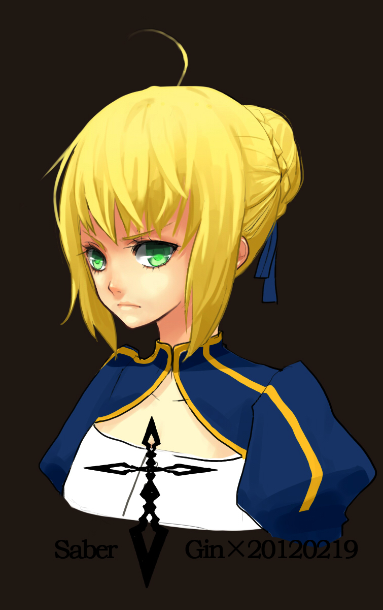 artoria pendragon and saber (fate and 2 more) drawn by ginpenny