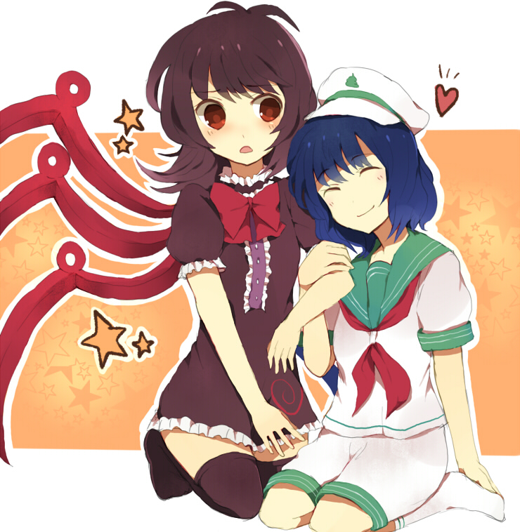 houjuu nue and murasa minamitsu (touhou) drawn by konoka