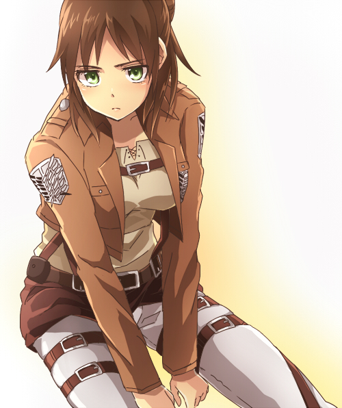 eren yeager (shingeki no kyojin) drawn by kappe_reeka