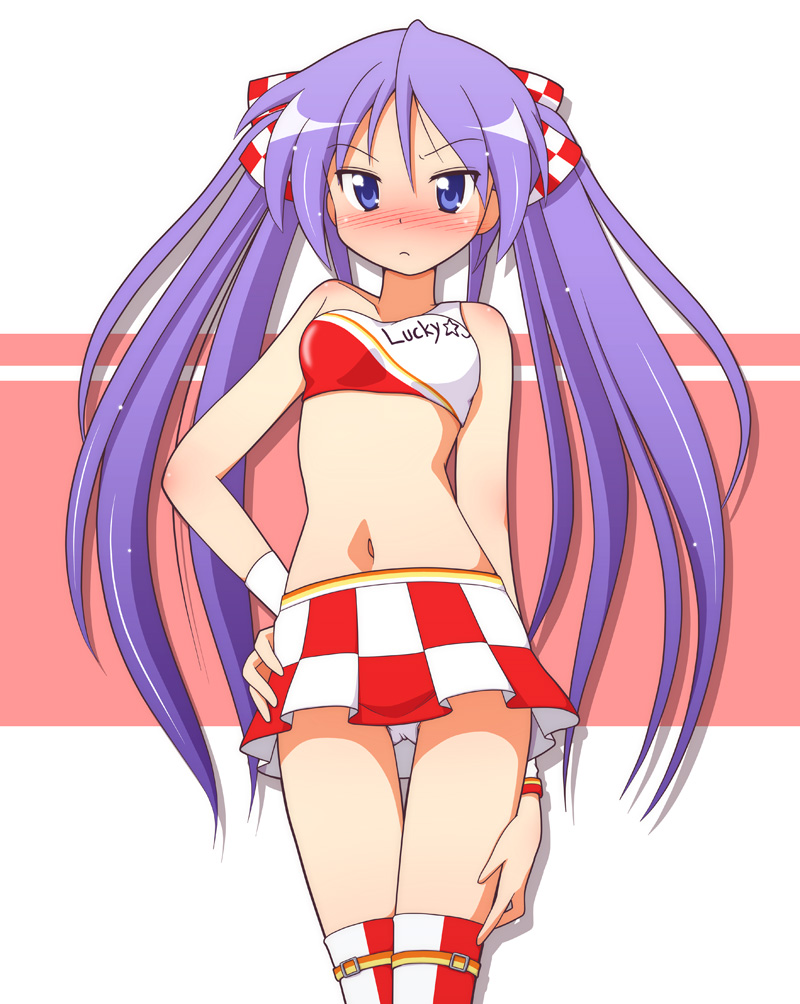 hiiragi kagami (lucky star) drawn by mel_(melty_pot)