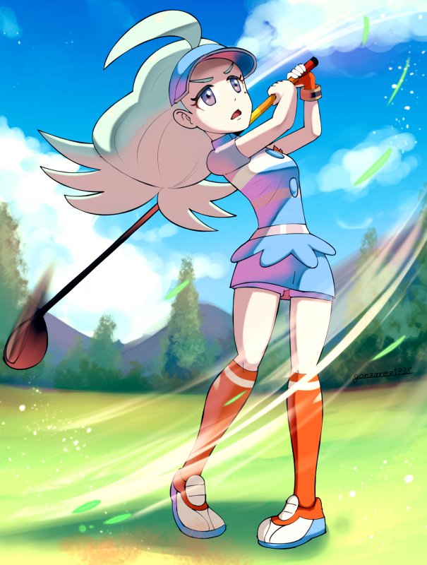kahili (pokemon and 1 more) drawn by gonzarez
