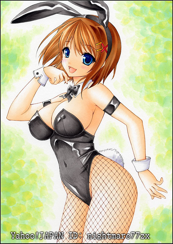 yagami hayate (lyrical nanoha and 1 more) drawn by nightmare77zx