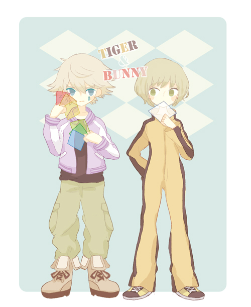 ivan karelin and huang pao-lin (tiger & bunny) drawn by macoc