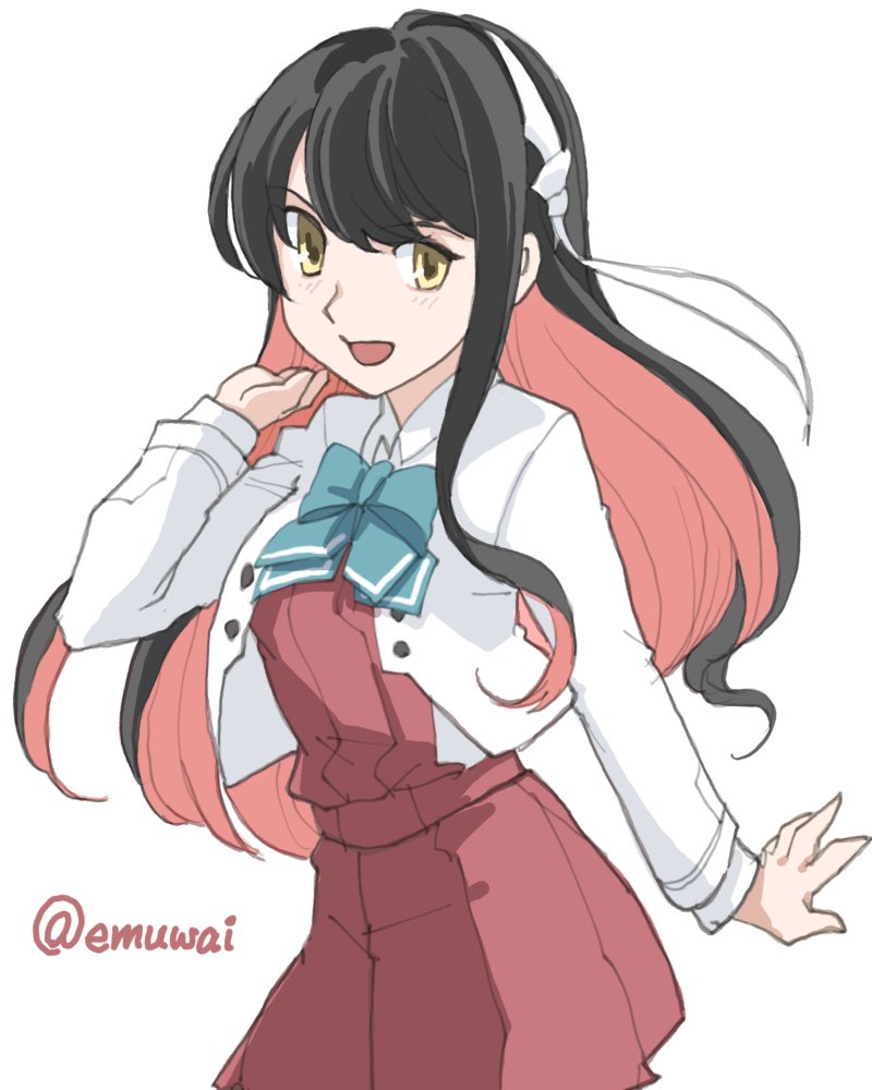 naganami and naganami kai ni (kantai collection) drawn by emuwai