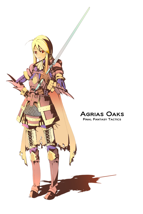 agrias oaks (final fantasy and 1 more) drawn by pupupu