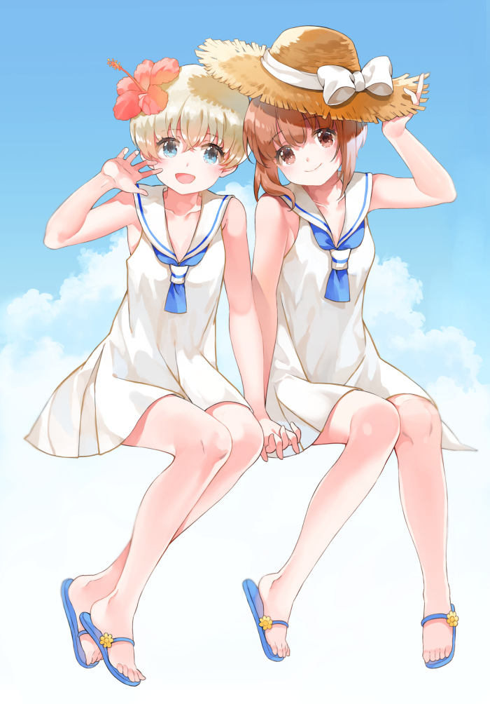 z1 leberecht maass and z3 max schultz (kantai collection) drawn by shiosoda