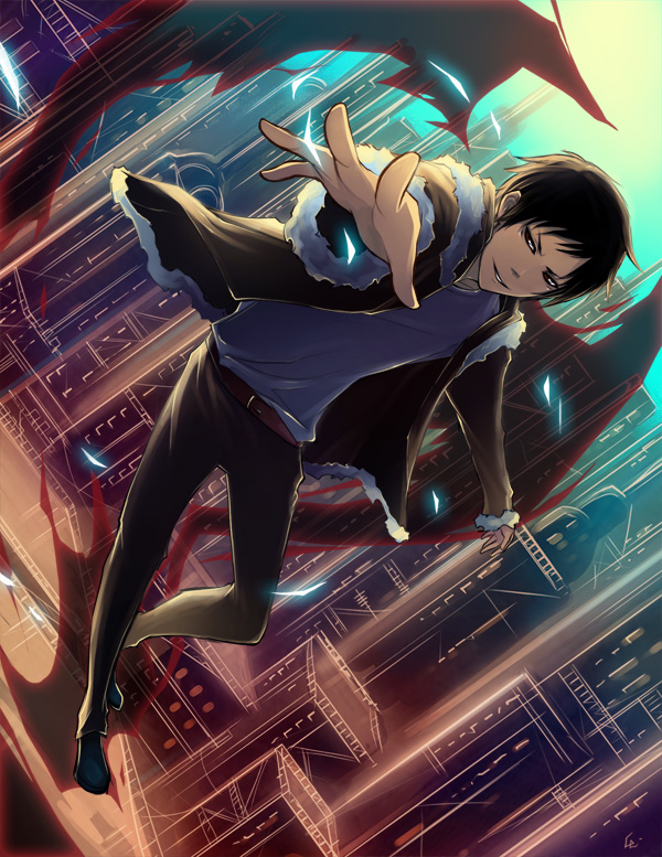 orihara izaya (durarara!!) drawn by unodu