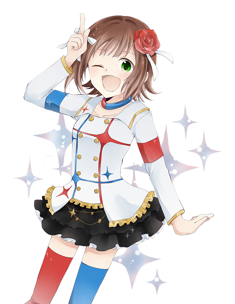 amami haruka (idolmaster and 1 more) drawn by knk524