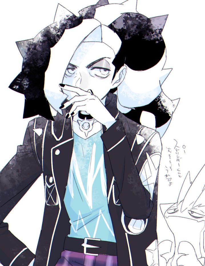 piers and toxtricity (pokemon and 1 more) drawn by ichi-nose