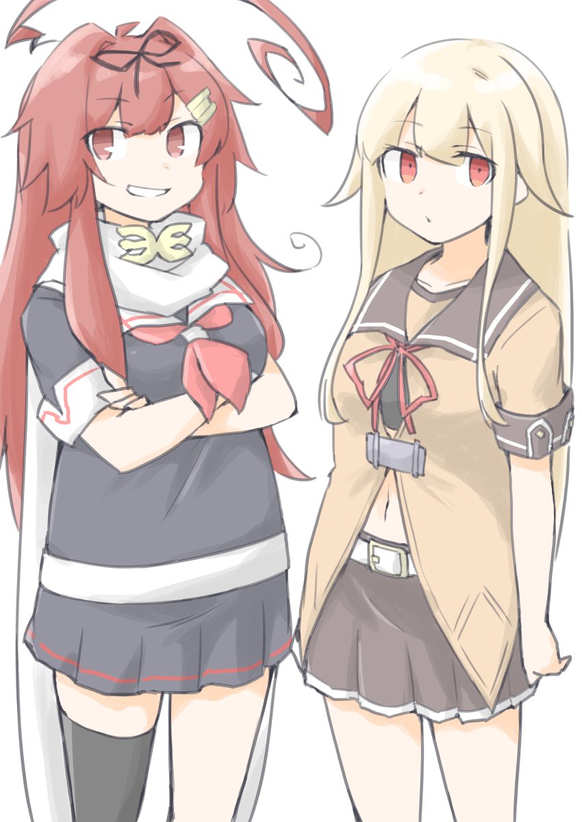 yuudachi, yuudachi kai ni, kuma, and kuma kai ni (kantai collection) drawn by akara_kai