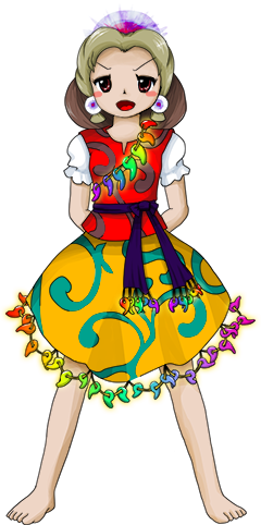 tamatsukuri misumaru (touhou and 1 more) drawn by zun_(artist)
