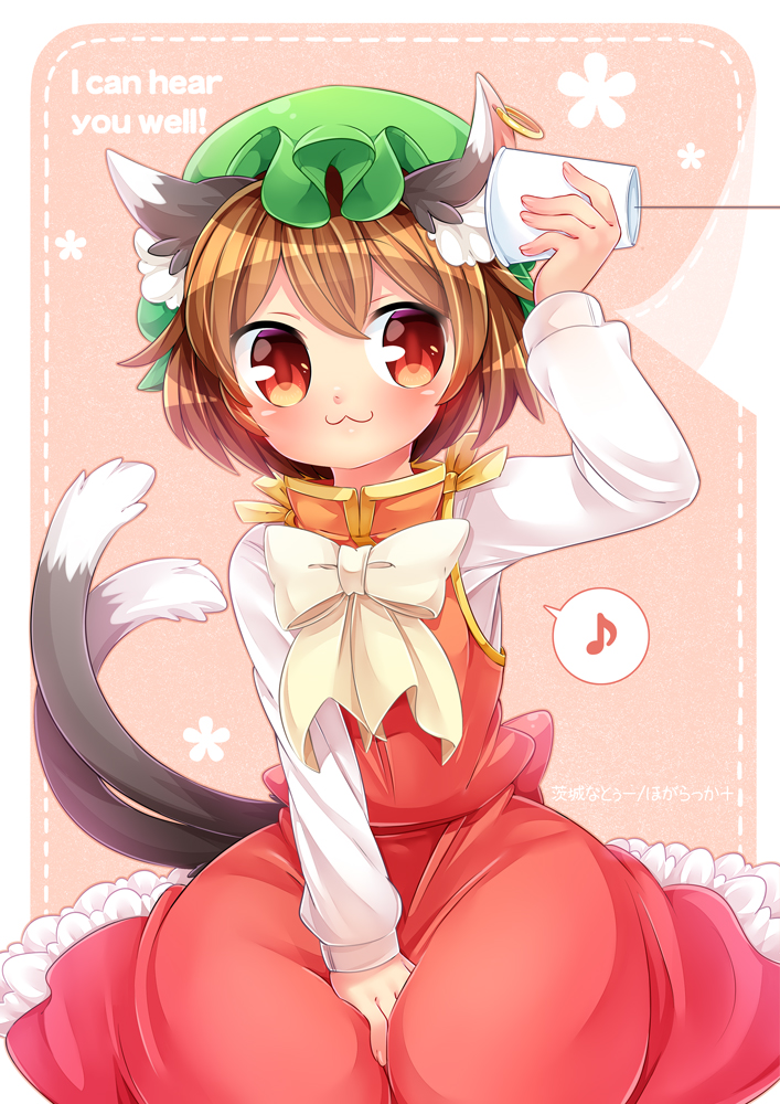 chen (touhou) drawn by ibaraki_natou and pila-pela