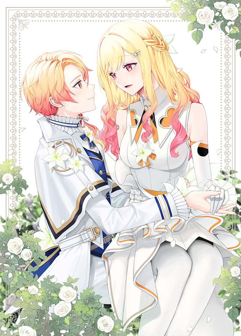 tenma tsukasa and tenma saki (project sekai) drawn by 2_(tsvf3235)