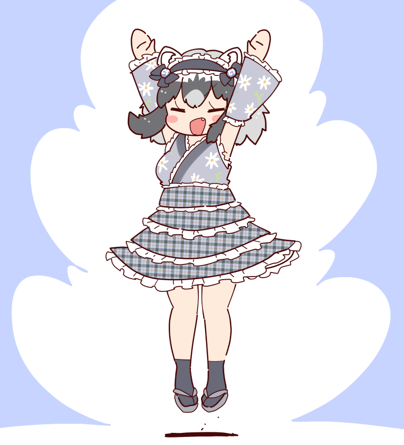 common raccoon (kemono friends) drawn by coroha