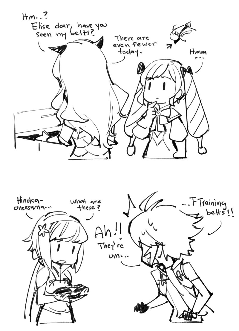 camilla, elise, sakura, and hinoka (fire emblem and 2 more) drawn by ge-b