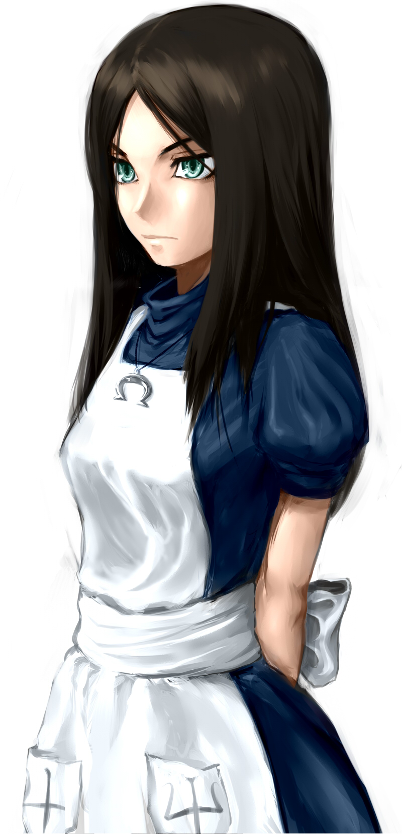 alice liddell (american mcgee's alice and 1 more) drawn by ceramic_man