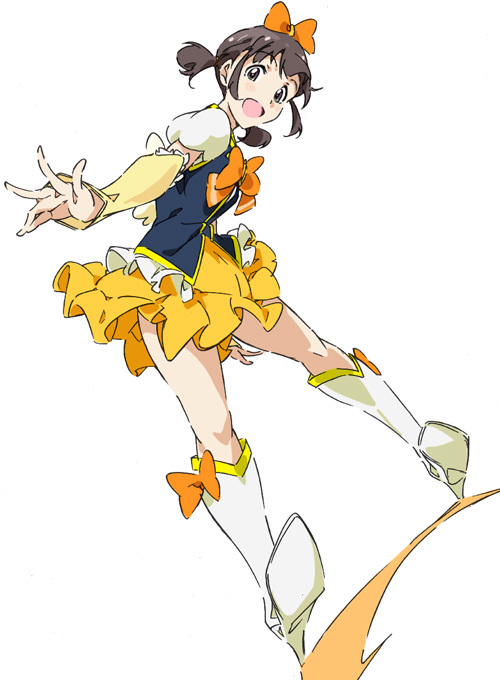 cure honey and katayama minami (precure and 2 more) drawn by umanosuke