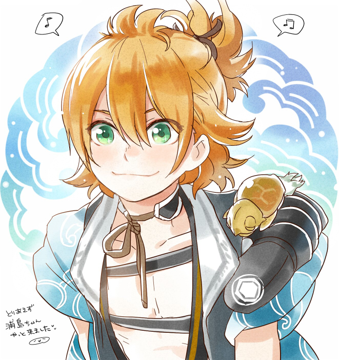 urashima kotetsu and kamekichi (touken ranbu) drawn by mizuhara_aki
