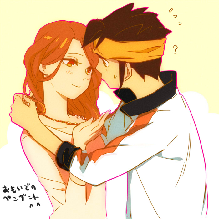 endou mamoru and raimon natsumi (inazuma eleven and 1 more) drawn by f-tani