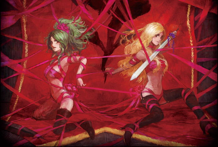 terra branford and celes chere (final fantasy and 1 more) drawn by ajikko