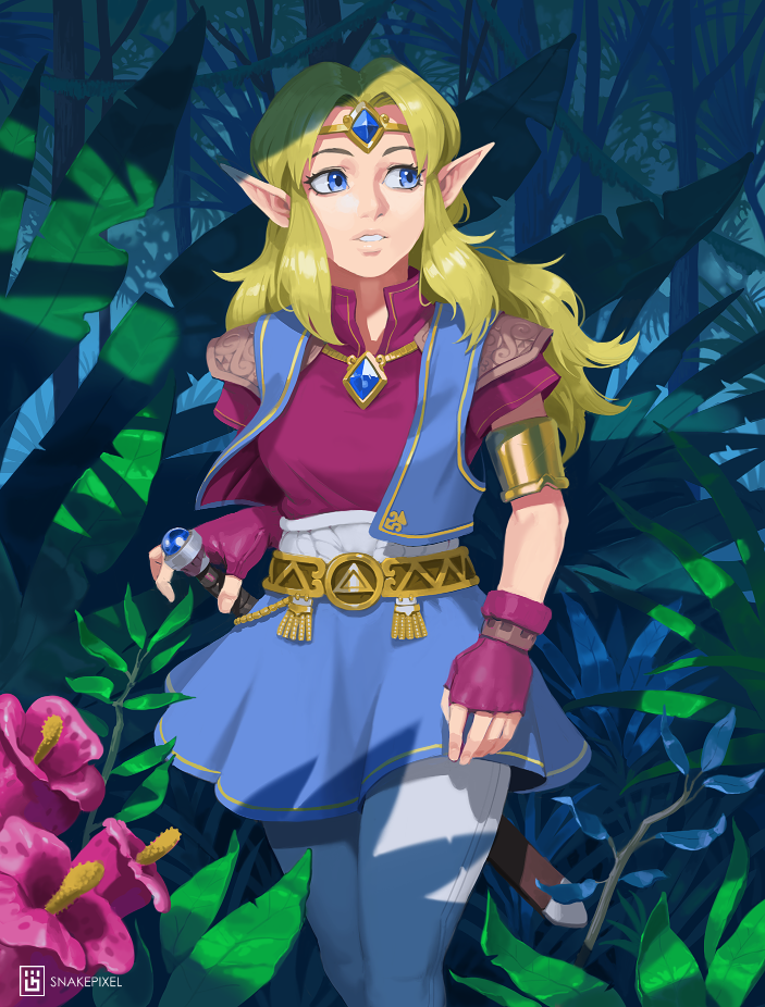 princess zelda (the legend of zelda and 1 more) drawn by simon_stafsnes_andersen