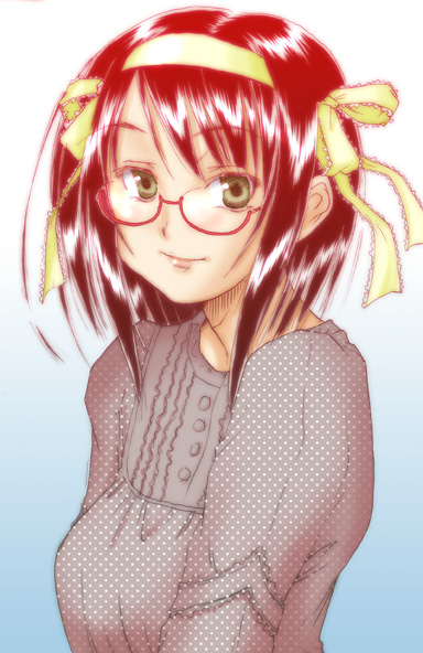 suzumiya haruhi (suzumiya haruhi no yuuutsu) drawn by p.i.l.