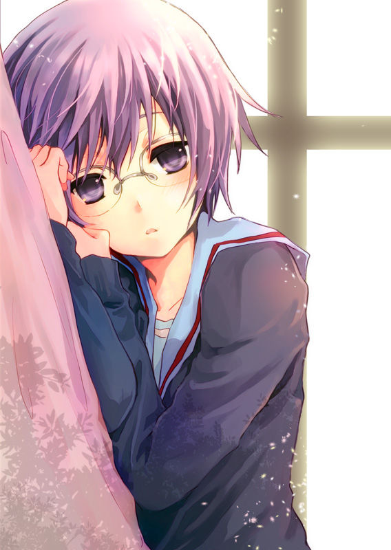 nagato yuki (suzumiya haruhi no yuuutsu) drawn by izk