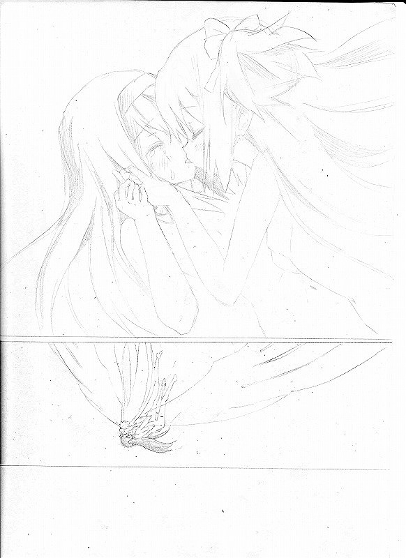akemi homura, kaname madoka, and ultimate madoka (mahou shoujo madoka magica) drawn by su_meen