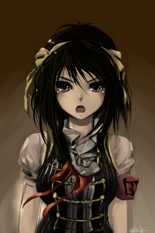 suzumiya haruhi (suzumiya haruhi no yuuutsu) drawn by david_liu