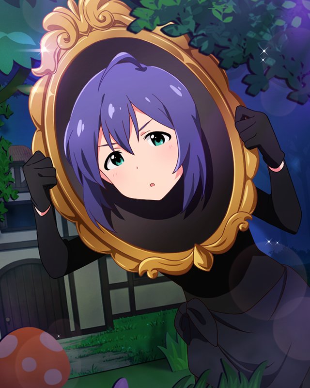 mochizuki anna and magic mirror (idolmaster and 2 more)