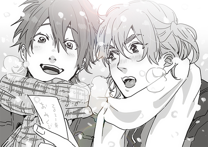 toono takashi and yaguchi kyousuke (yarichin bitch-bu) drawn by ogeretsu_tanaka