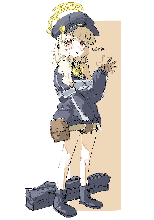 aoba (blue archive) drawn by leebo_(leeboxxx)