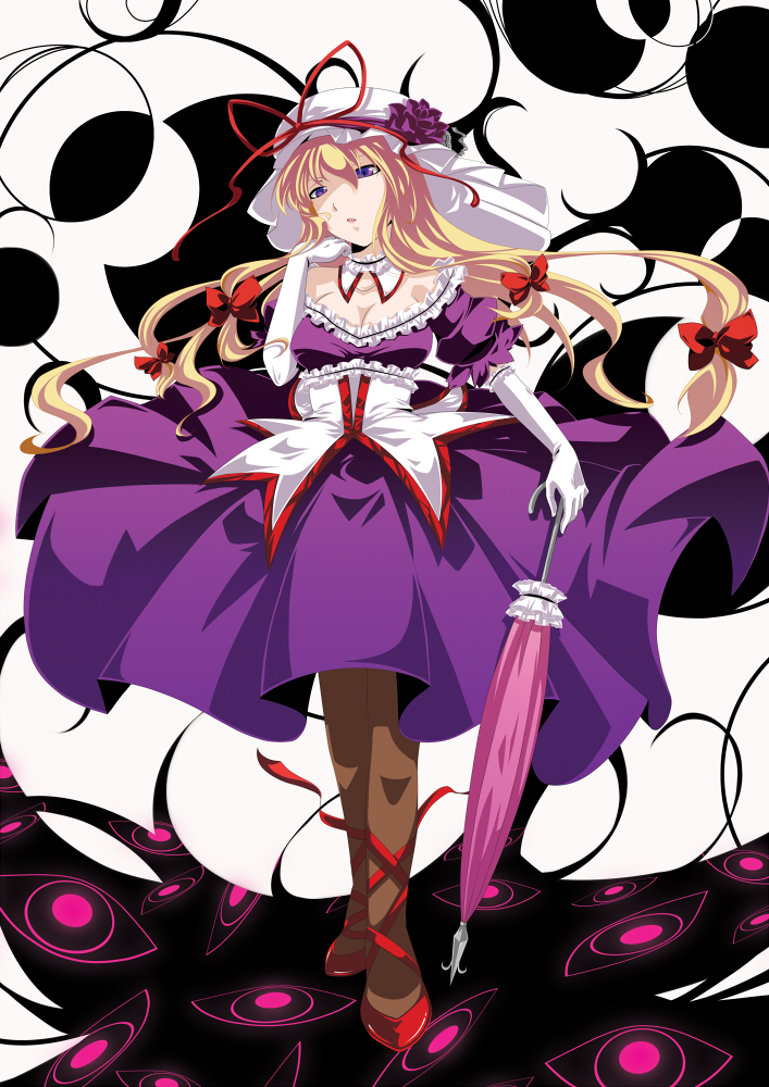 yakumo yukari (touhou) drawn by hal_(goshujinomocha)
