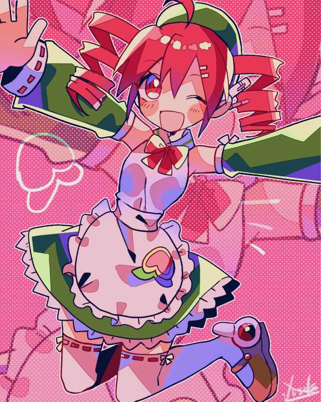 kasane teto and momone momo (utau) drawn by yuusuke-kun