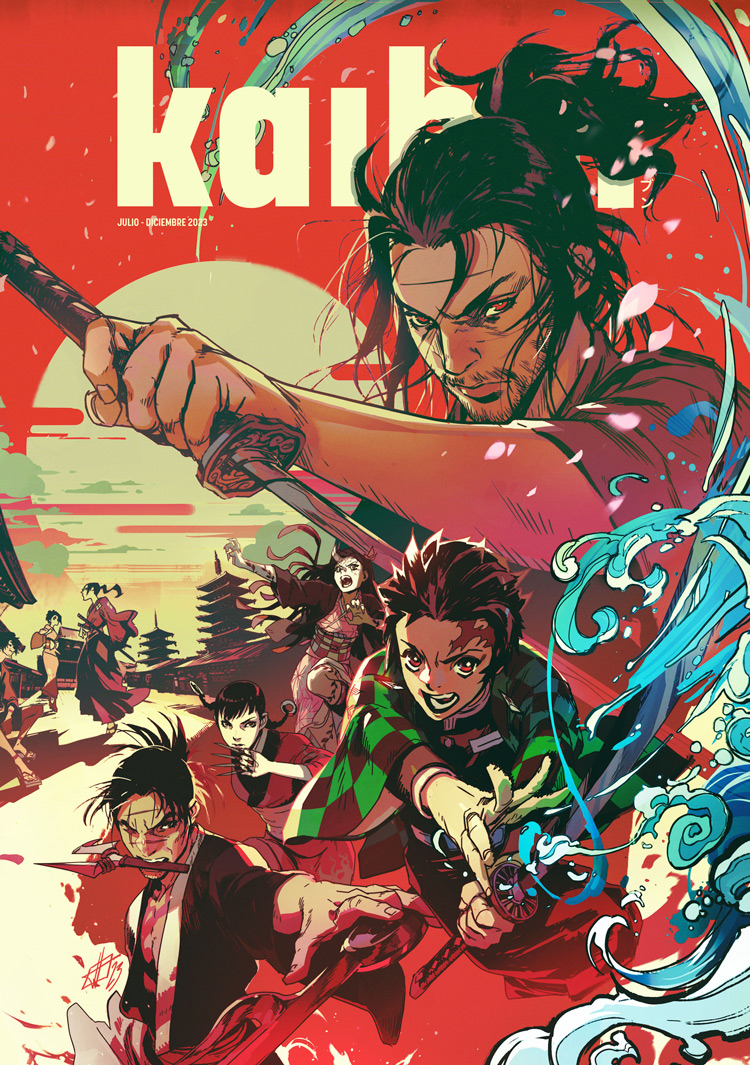 kamado nezuko, kamado tanjirou, fuu, mugen, jinnosuke, and 3 more (kimetsu no yaiba and 4 more) drawn by toni_infante