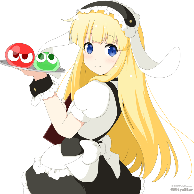 kirima syaro, puyo, and witch (gochuumon wa usagi desu ka? and 1 more) drawn by mitya