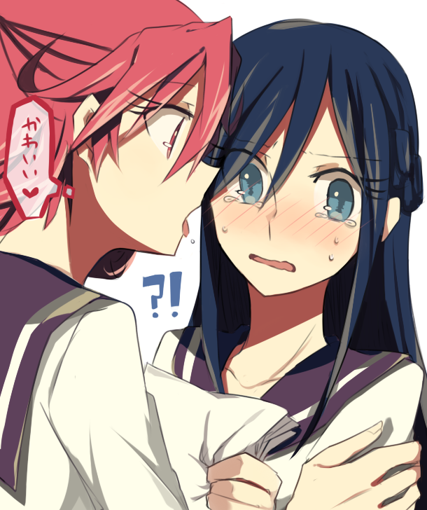 hishikawa rikka and aida mana (precure and 1 more) drawn by aoki_shizumi