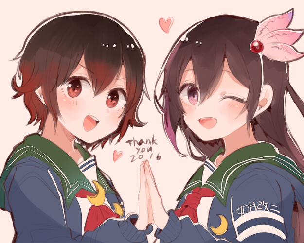 mutsuki, kisaragi, mutsuki kai ni, and kisaragi kai ni (kantai collection) drawn by itomugi-kun