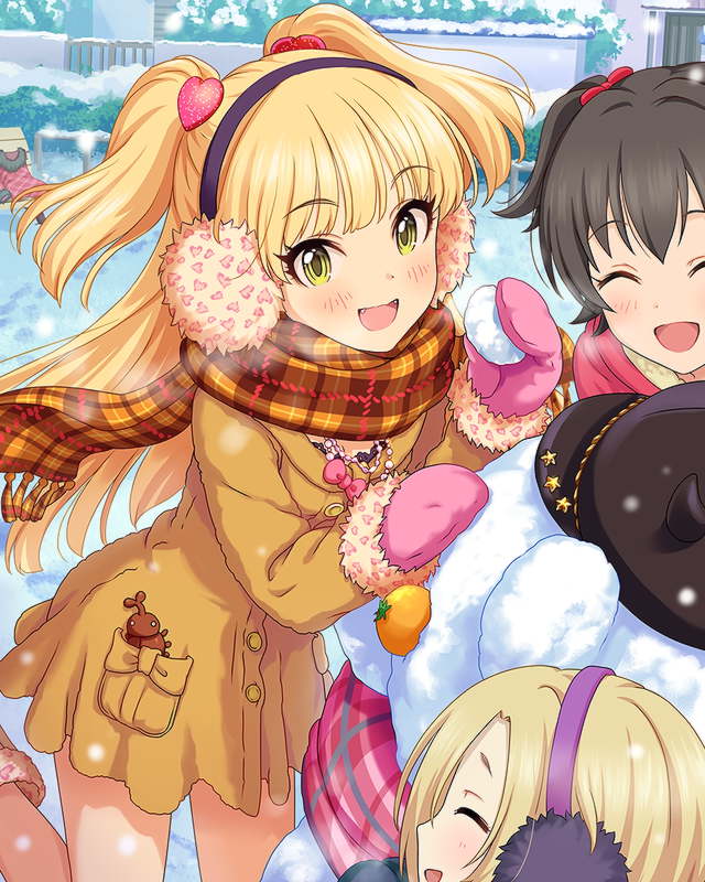 shirasaka koume, jougasaki rika, and akagi miria (idolmaster and 1 more)
