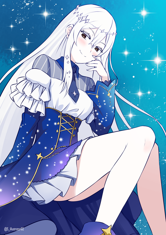 echidna (re:zero kara hajimeru isekai seikatsu) drawn by s_(hdru2332)