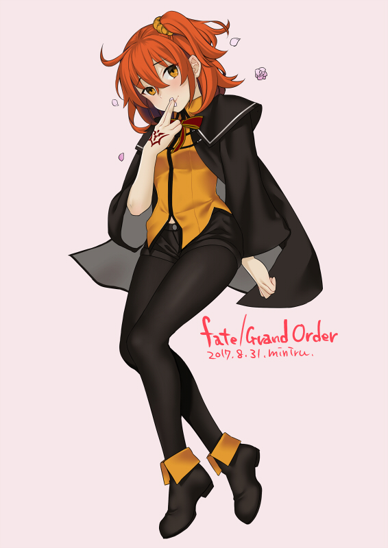 fujimaru ritsuka (fate and 1 more) drawn by miniru