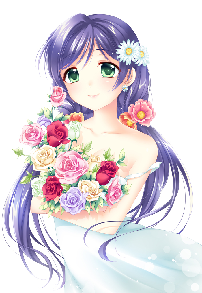 tojo nozomi (love live! and 1 more) drawn by p.kibi