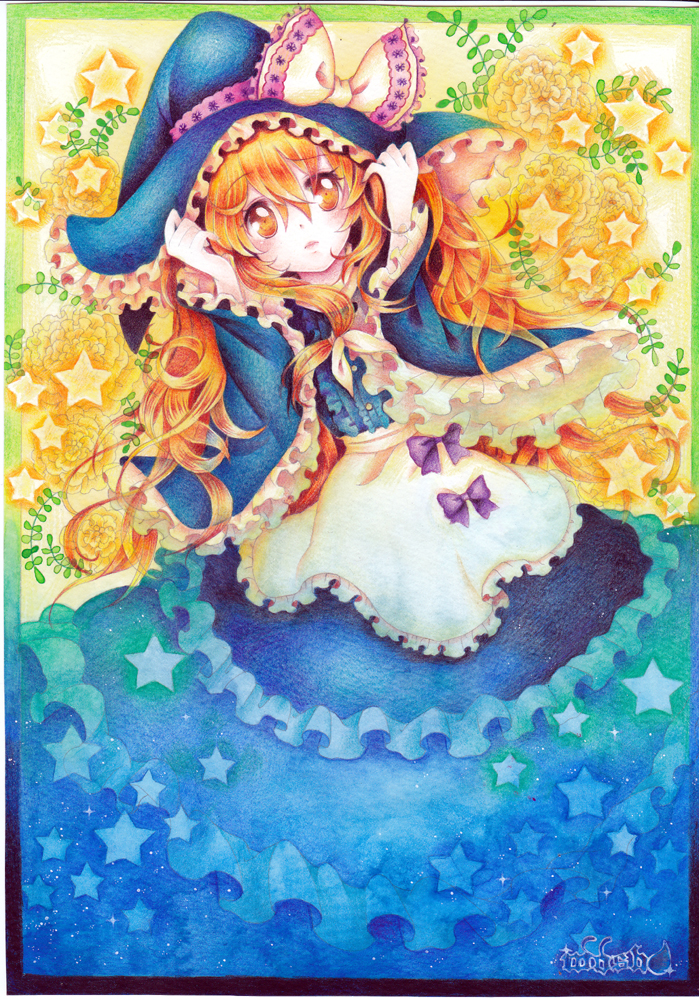 kirisame marisa (touhou) drawn by mosho