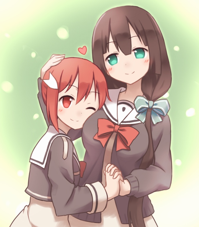 yuuki yuuna and tougou mimori (yuusha de aru and 1 more) drawn by akeyama